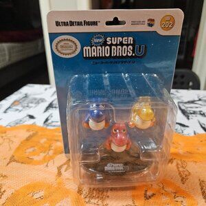 Nintendo Medicom Ultra Detail UDF 202 Super Mario Bros U Baby Yoshi Trio